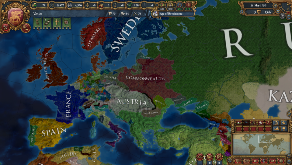 Europa Universalis 4: le migliori mods. Immagine mod Sulphur's Graphics Pack