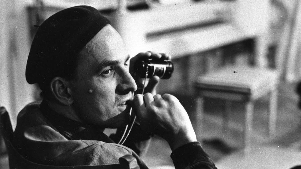 Ingmar Bergman sul set.