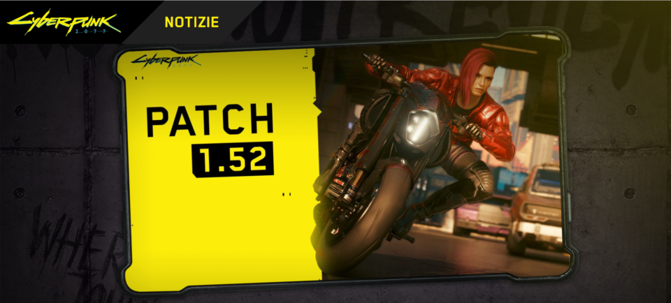 Cyberpunk 2077 patch 1.52